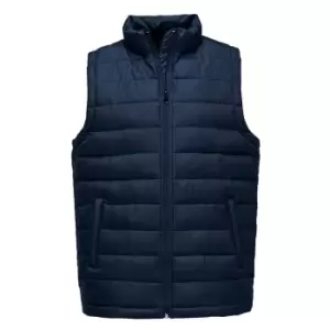 Image of Portwest Mens Aspen Lightweight Padded Gilet Navy S