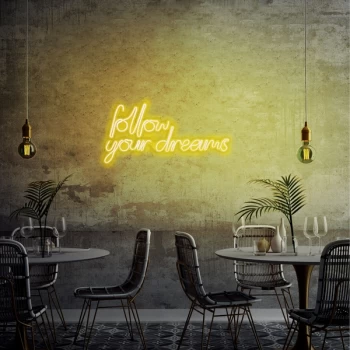 Image of Follow Your Dreams - Yellow Yellow Wall Lamp