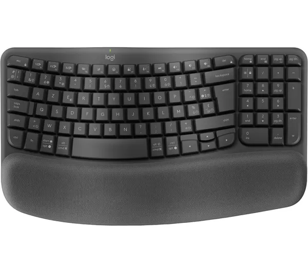 Image of Logitech Wave Wireless Keyboard - Graphite, Black