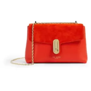 Image of Ted Baker Naomina Twist Lock Xbody Bag - Red