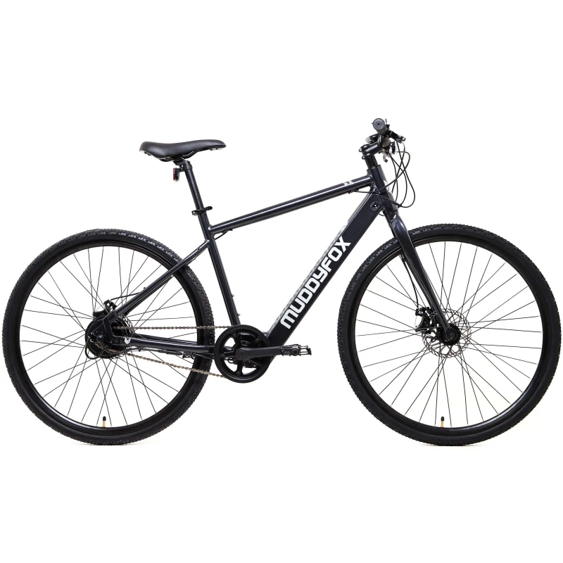 Image of Muddyfox Electric Avenue Hybrid Bike Grey unisex S