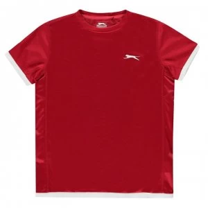 Image of Slazenger Court T Shirt Junior Boys - Red
