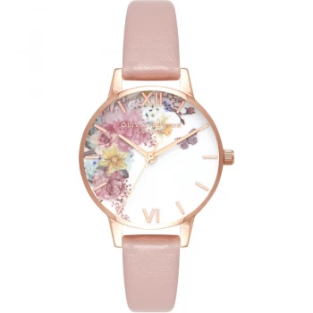 Image of Enchanted Garden Vegan Rose Sand & Rose Gold Watch