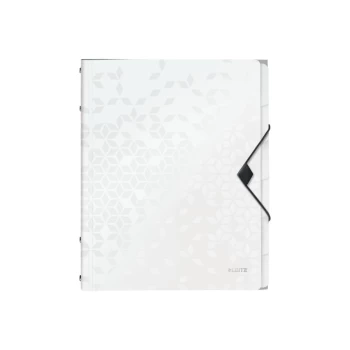 Image of WOW Divider Book Polypropylene 6 Tabbed Dividers A4. White - Outer Carton of 4