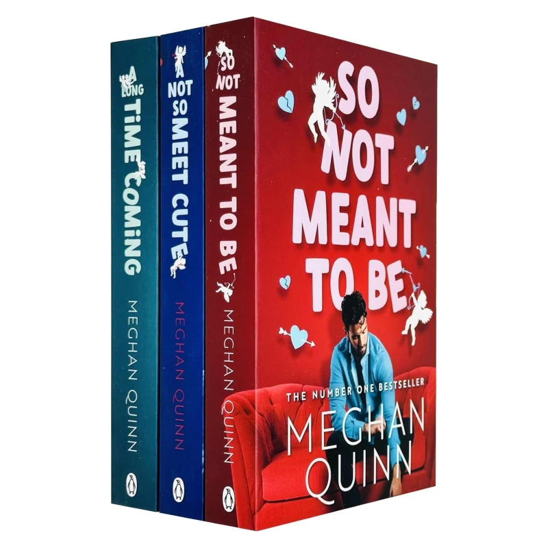 Image of Cane Brothers Series Meghan Quinn 3 Book Set So Not Meant To Be A Not So Meet Cute A Long Time Coming Meghan Quinn Books