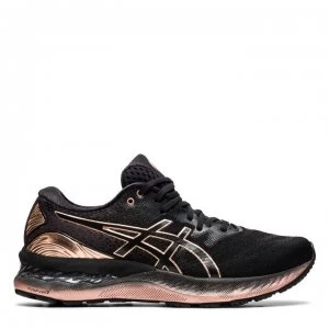 Image of Asics Gel Nimbus 23 Platinum Running Shoes Ladies - Black/Gold