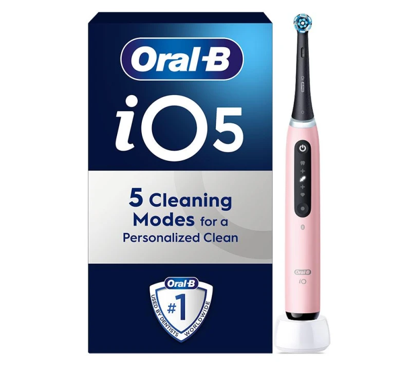 Image of ORAL B iO 5 Electric Toothbrush - Pink 8700216844673
