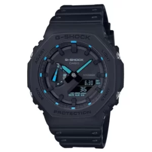 Image of Casio G-Shock Octagon Series 'CasiOak' Quartz Grey Dial Grey Silicone Strap Mens Watch GA-2100-1A2ER