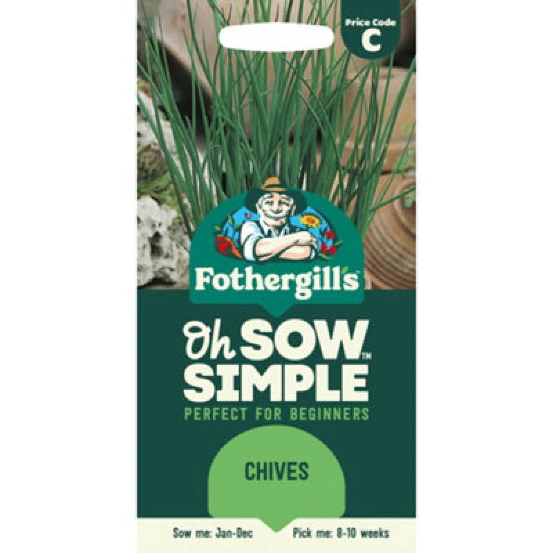 Image of Mr Fothergills Oh Sow Simple Chive Herb Seeds