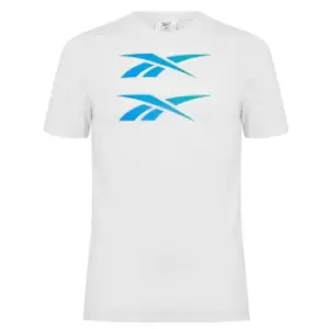 Image of Reebok Short Sleeve T Shirt Mens - White