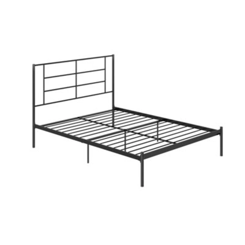 Image of Dorel Jensen Metal Bed Black Double, Black 4478029QEUK