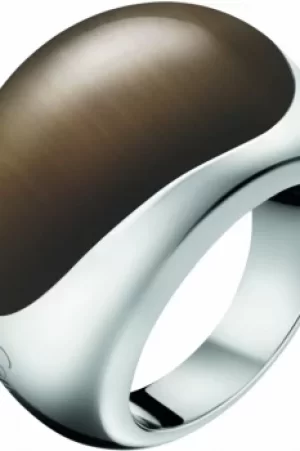 Image of Ladies Calvin Klein Stainless Steel Size P Closed Ring KJ3QCR020108