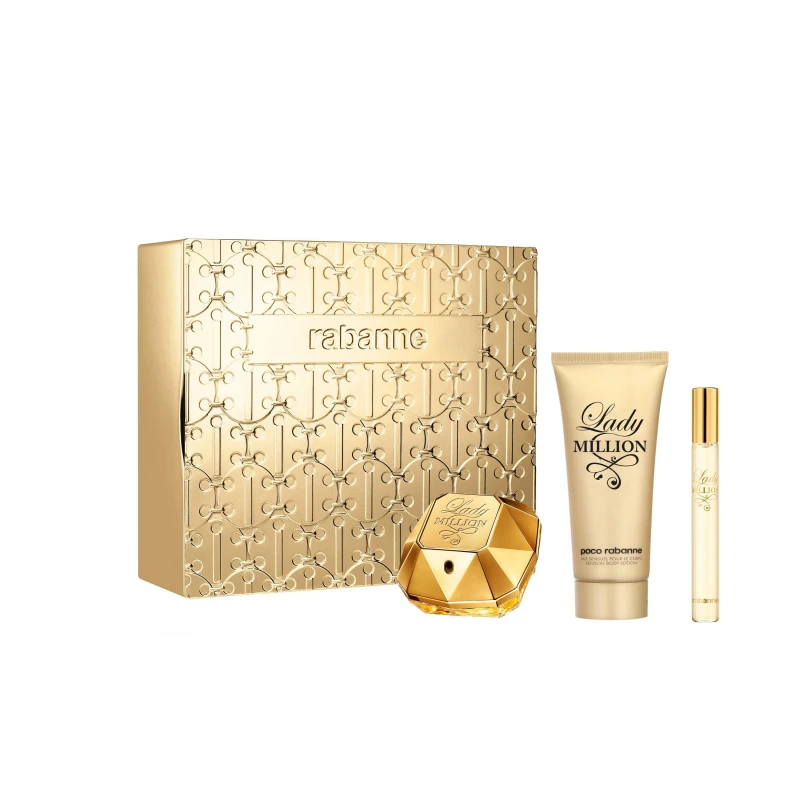 Image of Paco Rabanne Lady Million Eau de Parfum Giftset 50ml + 75ml + 10 ml