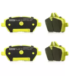 Image of RIDEX PLUS Brake pad set prepared for wear indicator 402B0138P Brake pads,Brake pad set, disc brake BMW,FORD,MINI,1 Schragheck (E87)