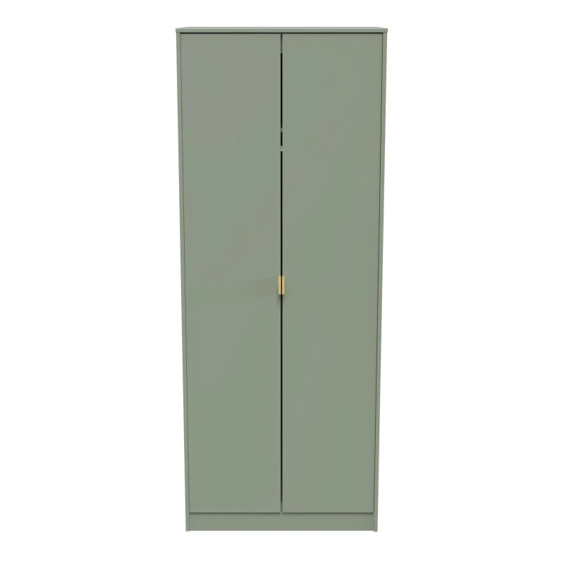 Image of Fuji 2 Door Wardrobe In Reed Green (Ready Assembled)