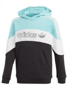 Image of Boys, adidas Originals Childrens Bx 2.0 Hoodie - Blue, Size 4-5 Years