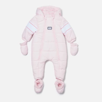 Image of Hugo Boss Baby All In One Snowsuit - Pink Pale - 12-18 months