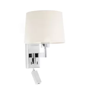 Image of Artis Reading Light Wall Light Chrome, E27