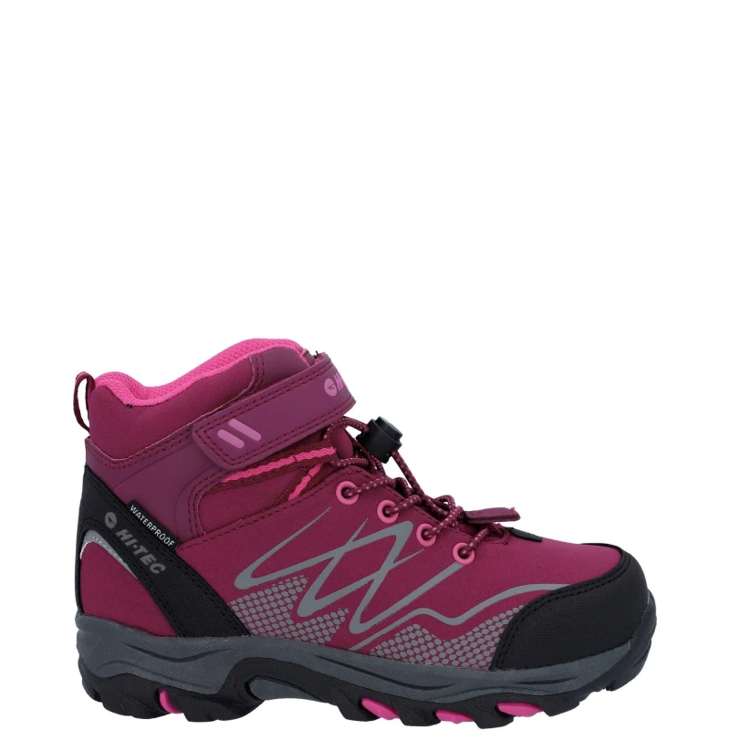 Image of Hi Tec Blackout Mid Boots - Pink Pink C13