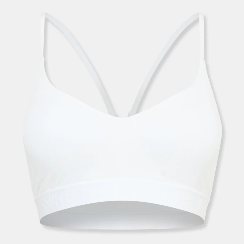 Image of Nike Indy Light Support Womens Padded Sports Bra - White White 8