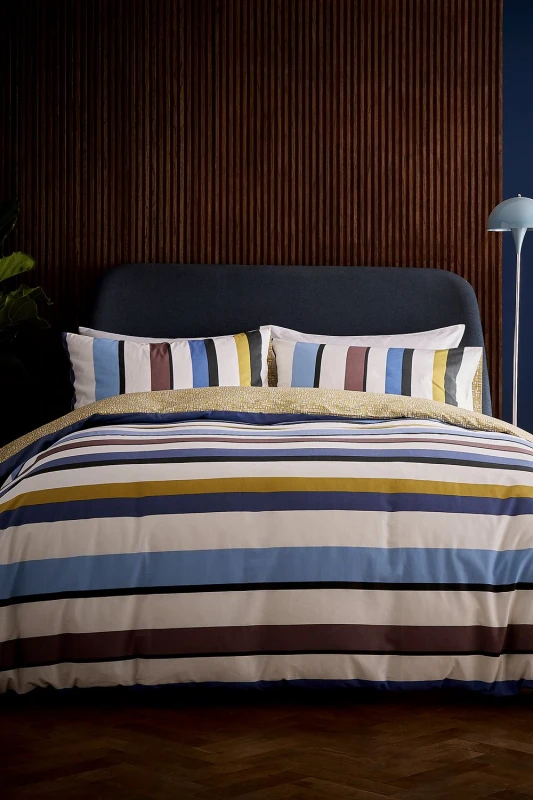 Image of Helena Springfield Helena Springfield 'Juna' Cotton Duvet Cover Set Size: Double Multi Double Unisex 5016709712637
