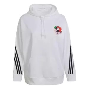 Image of adidas x Marimekko Hoodie (Plus Size) Womens - White