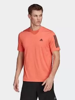 Image of Adidas Train 365 3 Stripe T-Shirt - Orange