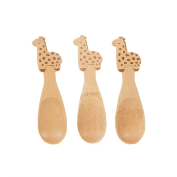 Image of Sass & Belle Gigi Giraffe Bamboo Spoons - Set of 3