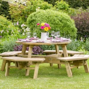 Image of Zest4Leisure Alex Octagon Picnic Table