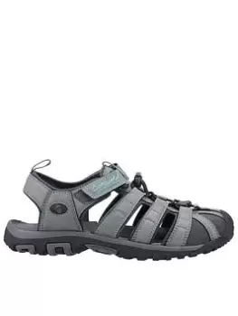 Image of Cotswold Colesbourne Closed Toe Sandal, Grey, Size 4, Women