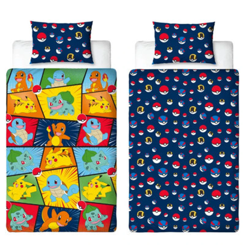 Image of Pokemon Retro Single Duvet Multi
