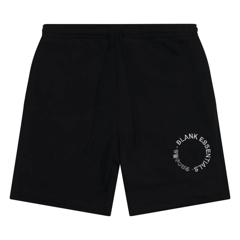 Image of Blank Essentials Blank Essentials Men Circle Short in Black Size: Small Black S Male 5056738065663