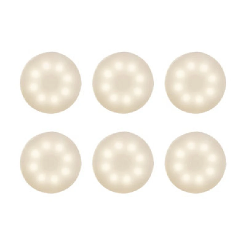 Image of ValueLights ValueLights Horizon Pack of 6 Rechargeable Spotlight with PIR Motion Sensors in White White One Size Unisex 5016529266372