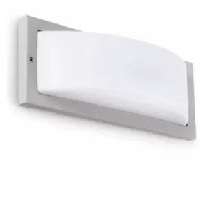 Image of Dark gray garden wall light Mol 1 bulb