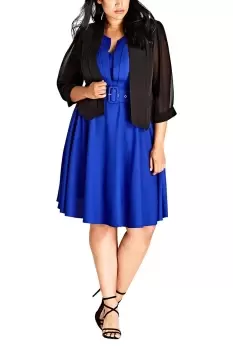 Image of Cropped Blazer Jacket