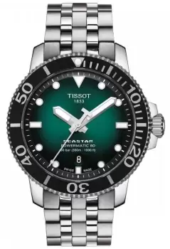 Image of Tissot T1204071109101 Seastar 1000 Powermatic 80 Green Watch