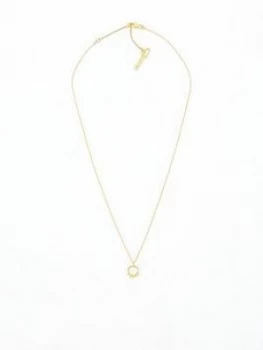 Image of Whistles Ring Pendant Necklace - Gold