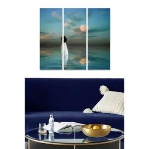 Image of MDF492416668 Multicolor Decorative MDF Painting (3 Pieces)