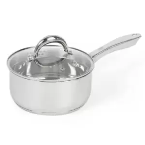 Image of Russell Hobbs Stainless Steel Saucepan With Lid - 20cm - Optimum
