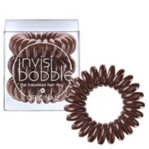Image of invisibobble Original Hair Tie (3 Pack) - Pretzel Brown