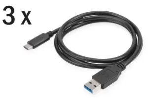 Image of Digitus USB Type-C charger cable set, type C - A
