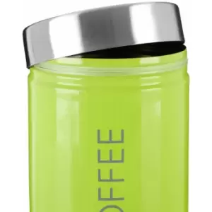 Image of Premier Housewares - Lime Green Enamel Tea Coffee & Sugar Set