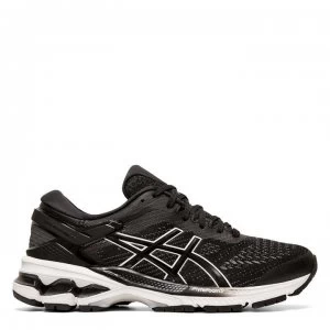 Image of Asics Gel Kayano 26 Ladies Running Shoes - Black/White