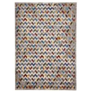 Image of 16th Avenue 36A MultiColoured Rug Grey, Blue, Green and Brown