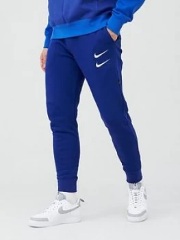 Image of Nike Swoosh Pants - Blue Size M Men