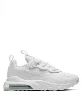 Image of Nike Air Max 270 React Childrens Trainers - White, Size 2
