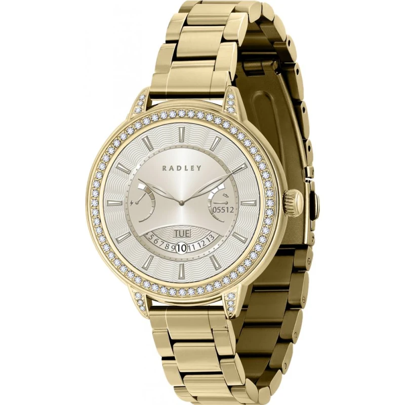 Image of Radley Series 33 Gold Coloured Bracelet Calling Smart Watch