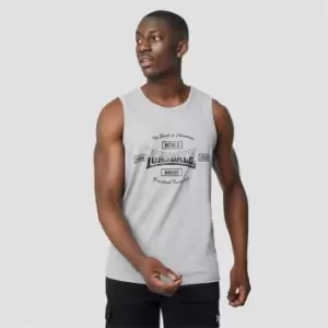 Image of Lonsdale Heavyweight Jersey Tank Vest - Grey