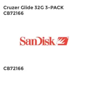 Image of Cruzer Glide 32G 3-PACK CB72166