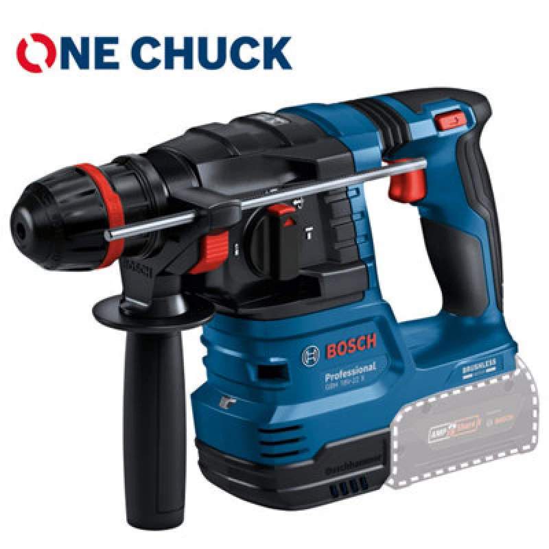 Image of Bosch GBH 18V-22 X 18v Cordless SDS Plus Hammer Drill 0611924100 Batteries: No Batteries